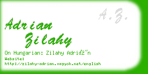 adrian zilahy business card